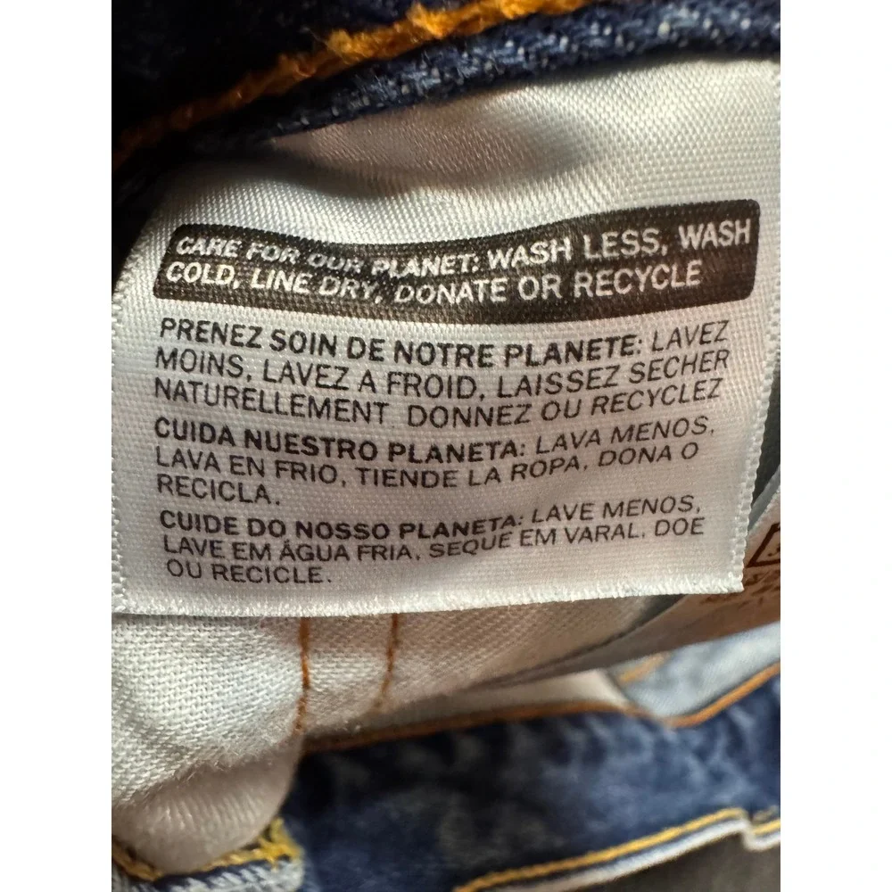 Levis 505 Regular Fit Straight‎ Leg Jeans Mens 29x30 Medium Wash Blue Denim